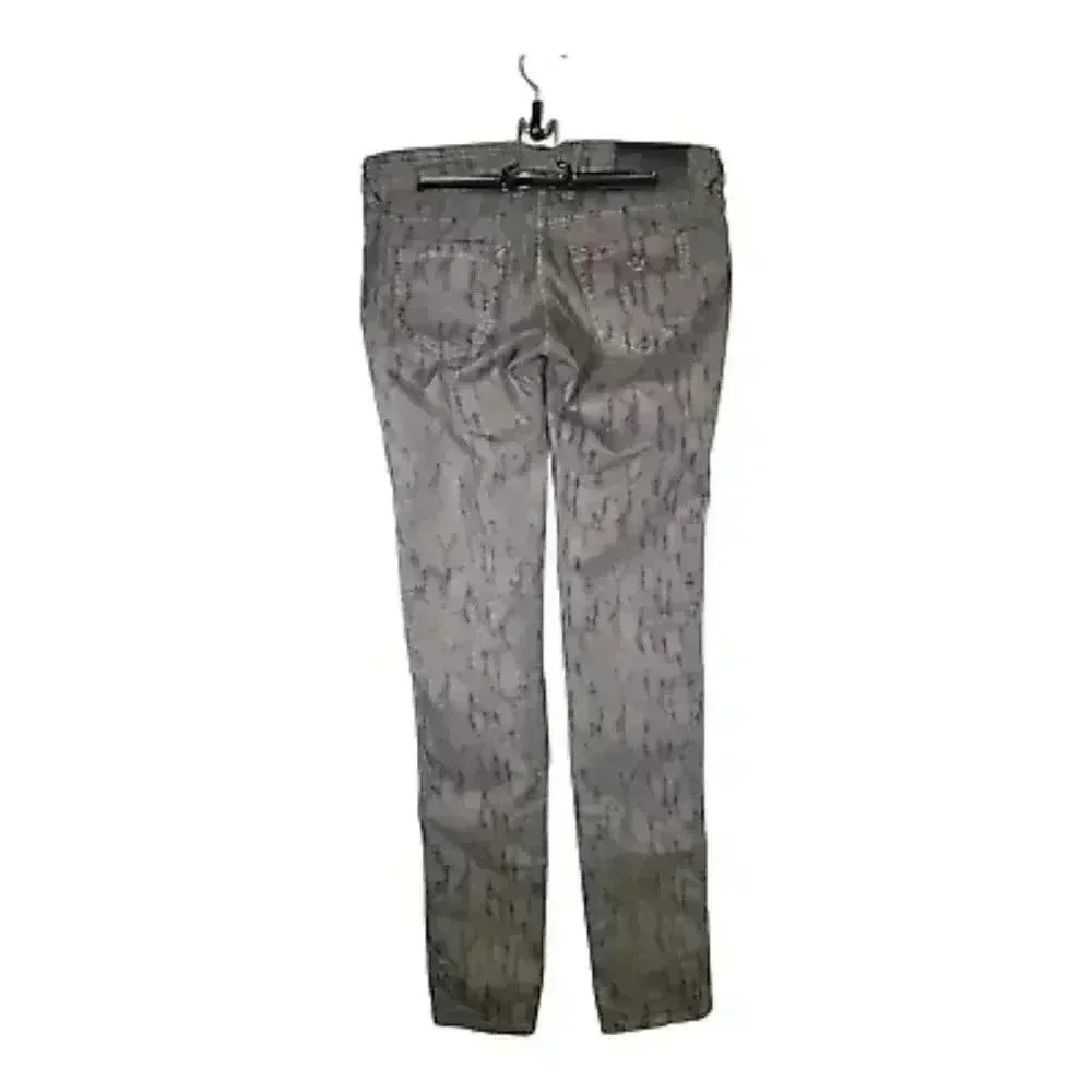 Giorgio Armani Jeans Gray Charcoal Women's 27 Skinny View 2